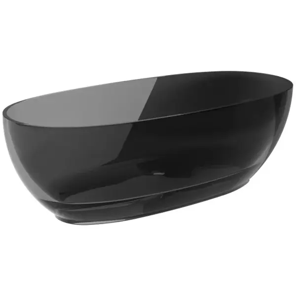 Voľne stojaca vaňa Mexa 170/78 Carbon Grey sifón klik-klak čierna mat