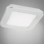 Stropné svietidlo LED NEXIT 17x17 cm 10W  IP44 Chróm 3000k