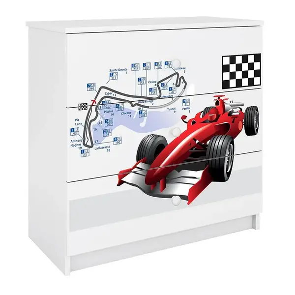 Detská komoda  Babydreams biela – Formula