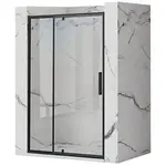 Sprchové dvere Rapid Swing 120x195 black Rea K6413