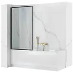 Vaňová zástena Lagos fix pevný 70x140 black