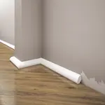 Podlahová lišta  Elegance LPC-12-101 biela matná