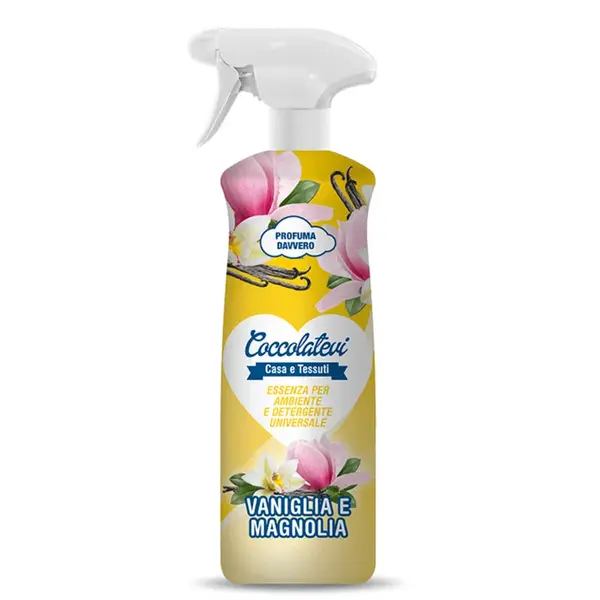Coccolatevi Essenza interiérový parfém a multifunkční čistič Vanilka a Magnolie 750 ml