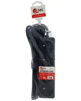 Predlžovací kábel Q-357f 4x z/u 3m čierny