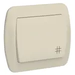 AW7 krížový vypínač béžový