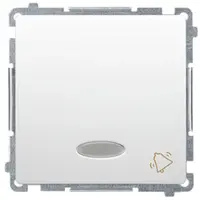 B BMD1L.01/11 Tlačidlo na zvonček podsvietené biele