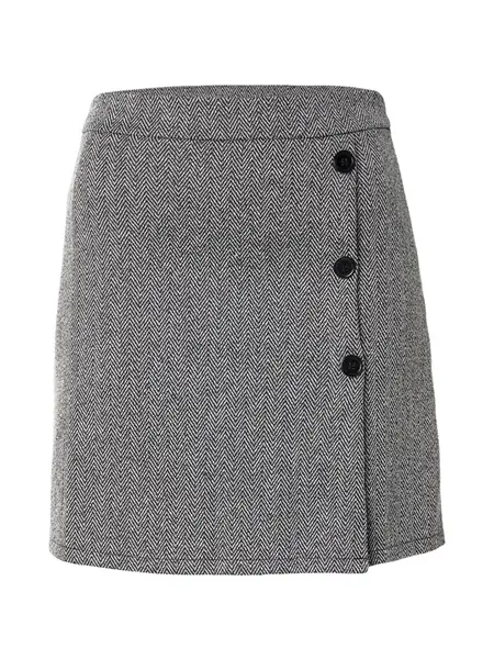 ABOUT YOU Sukňa 'Floria'  sivá melírovaná