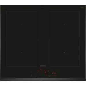 Indukčná varná doska Siemens 60 cm inštalácia na pracovnú dosku bez rámčeka ED651HQB1E
