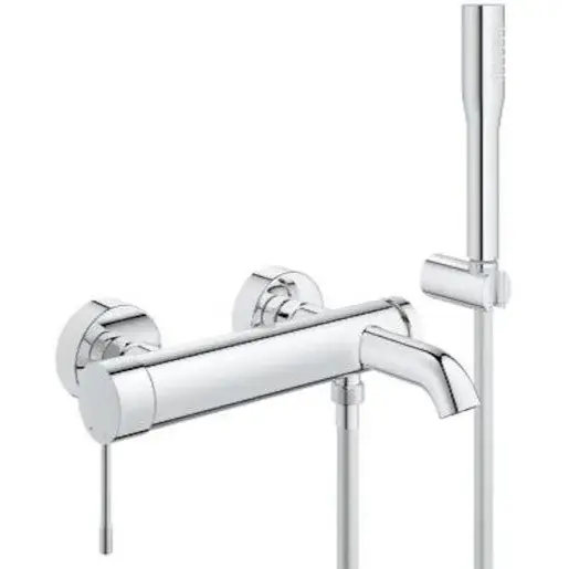 Vaňová batéria GROHE Essence New so sprchovacím setom 150 mm chróm 33628001