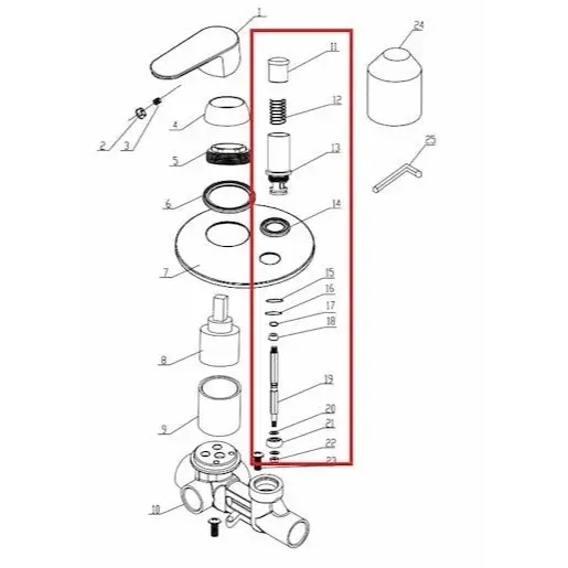 Náhradný diel prepínač Siko Lucida NDLU215PREP