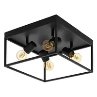 Stropné osvetlenie Eglo SILENTINA čierna 98334