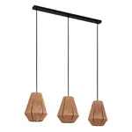 Závesné osvetlenie Eglo ALDERNEY čierna 43786