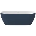 Ravak Freedom O Tec voľne stojaca vaňa 170x77 cm akrylát ľavá aj pravá deepsea blue / biela CD21400000