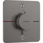 Hansgrohe ShowerSelect Comfort Q sprchová a vaňová batéria bez podomietkového telesa kartáčovaný čierny chróm 15586340