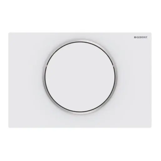 Geberit Sigma10 ovládacie tlačidlo oceľ biela matná 115.758.JT.5