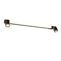 Osvetlenie Trio Enrico 90x18 cm kov čierny mat TR281479332