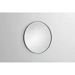 Zrkadlo s LED osvetlením Alape 75 cm, čierna matná 6745001899