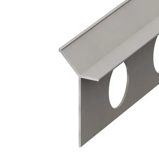 Ochranný profil pre kamenársky roh "Y" Eviso mat, hliník komaxit, dĺžka 270 cm, výška hrany 10 mm, AYMO0410