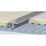 Lišta dělící "T" Havos pololesk, nerez, dĺžka 250 cm, výška hrany 9 mm, NRZT14250