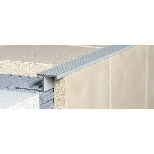 Lišta schodová "Z" Havos, nerez, dĺžka 250 cm, výška hrany 11 mm, NRZSC11250