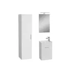 VitrA Mia kúpeľňová zostava s umývadlom vrátane umývadlovej batérie, vtoku a sifónu KSETMIA40B