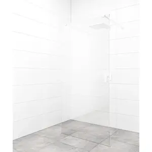 Sprchová zástena Walk-in 140 cm SAT vo farbe profilu biela SATBWI140ZAVB