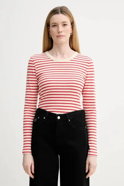 Bavlnené tričko s dlhým rukávom Marc O'Polo