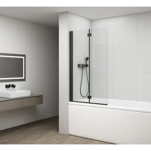 Polysan Rota vaňová zástena 150x120 cm čierna FB120