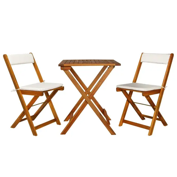 Krémový skladací set CHINO