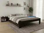 Posteľ Ada 140 x 200 cm, orech Rošt: Bez roštu, Matrac: Matrac DELUXE 10 cm