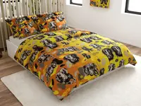 Bavlněné povlečení ARTEMIS žluté Rozměr povlečení: 70 x 90 cm | 140 x 200 cm