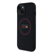 Zadní kryt Red Bull PU Leather Red Ring MagSafe pro Apple iPhone 13, navy