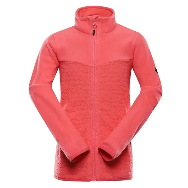 Dětská hřejivá mikina z mikrofleecu alpine pro siuso 3 červená 128-134