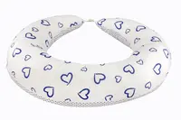 Bomimi ABRA multifunkční polštář XXL, SRDÍČKA-puntíky modrá/bílá