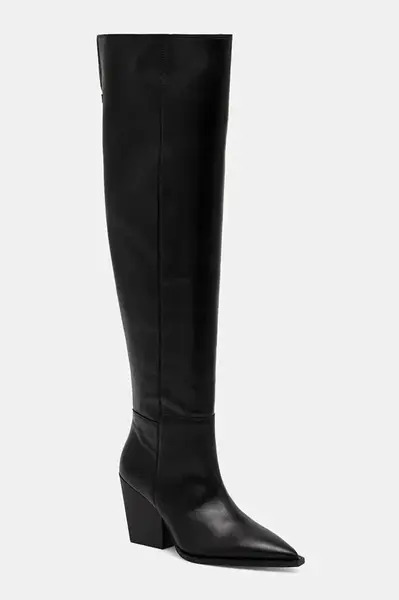 Kožené kozačky AllSaints Reina Zip Boot