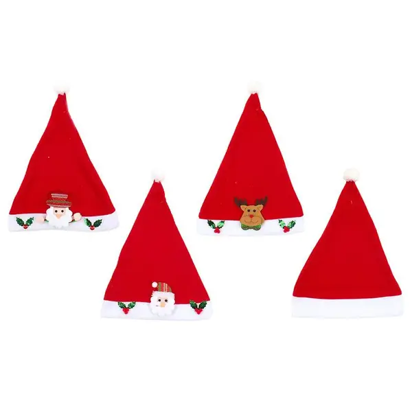 Mikulášská čepice 41cm mix 45766