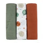 PETITE & MARS Sada plen bambusová mušelínová 3ks Moussy Celestial Planets 68 x 68 cm