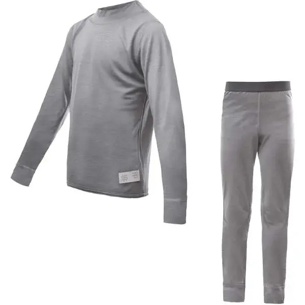 Sensor MERINO ACTIVE SET Detská funkčná bielizeň, sivá, veľkosť