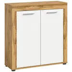 MID.YOU VYSOKÁ KOMODA, bílá, 80/88/35 cm