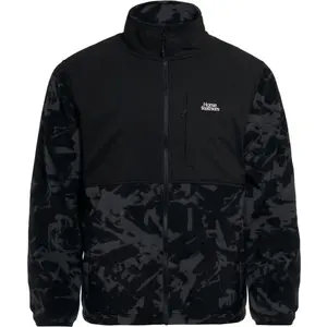 Horsefeathers DUVAL Pánska flísová mikina, čierna, veľkosť