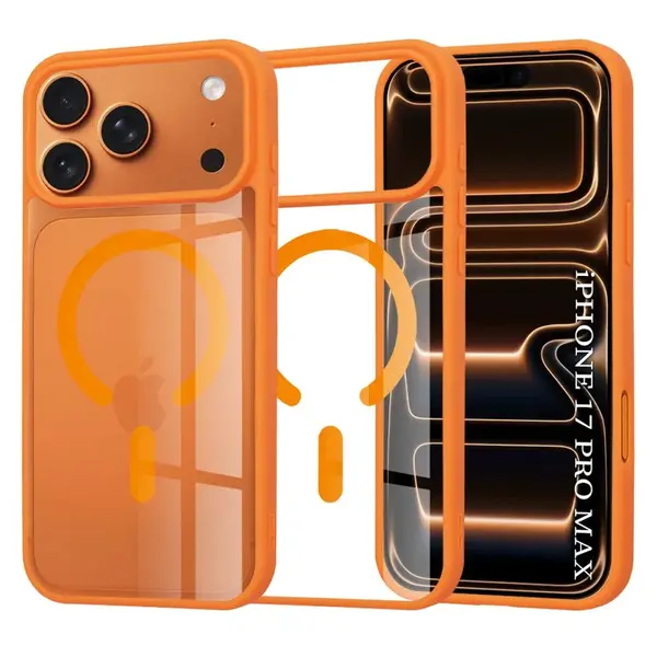 Techsuit MagSafe Pro, iPhone 17 Pro Max, oranžový