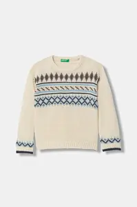Dětský svetr s příměsí vlny United Colors of Benetton