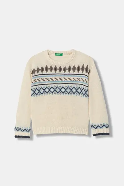 Dětský svetr s příměsí vlny United Colors of Benetton