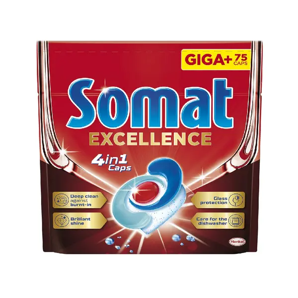 Somat Kapsle do myčky Excellence 4v1 75 ks