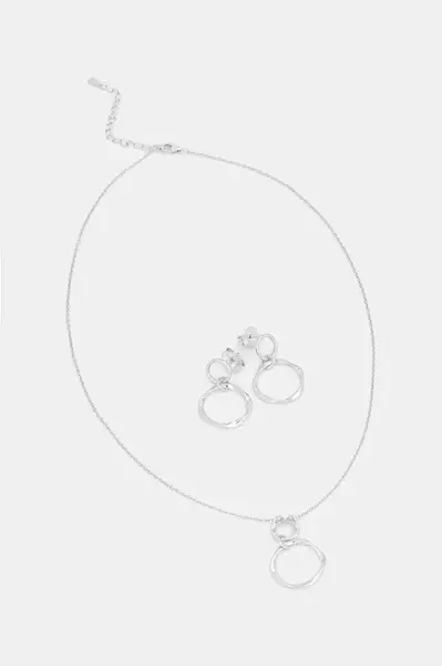 Stříbrný náhrdelník a náušnice Answear.LAB