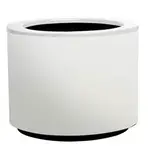 Válcový samozavlažovací květináč STEEL PLUS, více variant - Hobby Flower Barva: bílá, Rozměry: Ø75 x 50