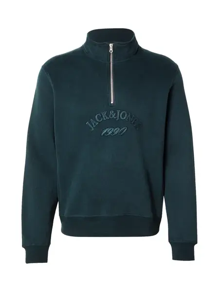 JACK & JONES Mikina 'JORBleecker'  jedľová