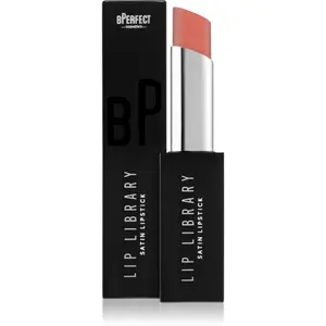 BPerfect Lip Library Satin krémová rtěnka odstín Villain 3 g
