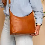 Dámská kožená kabelka The Chesterfield Brand Luntona - koňak