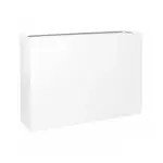 Květináč Jort Slim, barva lesklá bílá, více velikostí - PotteryPots Velikost: L - v. 90 cm